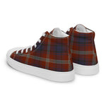Plaid Tartan Men High Top Sneakers Clan Ainslie Ancient Plaid Converse High Tops Sneakers, Converse Christmas Sneakers