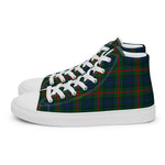 Plaid Tartan Men High Top Sneakers Clan Aiton Hunting Plaid Converse High Tops Sneakers, Converse Christmas Sneakers