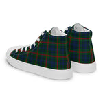 Plaid Tartan Men High Top Sneakers Clan Aiton Hunting Plaid Converse High Tops Sneakers, Converse Christmas Sneakers