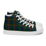 Plaid Tartan Men High Top Sneakers Clan Aiton Hunting Plaid Converse High Tops Sneakers, Converse Christmas Sneakers