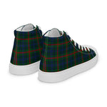 Plaid Tartan Men High Top Sneakers Clan Aiton Hunting Plaid Converse High Tops Sneakers, Converse Christmas Sneakers