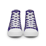 Plaid Tartan Men High Top Sneakers Clan Allardice Plaid Converse High Tops Sneakers, Converse Christmas Sneakers