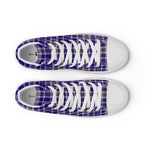 Plaid Tartan Men High Top Sneakers Clan Allardice Plaid Converse High Tops Sneakers, Converse Christmas Sneakers