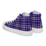 Plaid Tartan Men High Top Sneakers Clan Allardice Plaid Converse High Tops Sneakers, Converse Christmas Sneakers