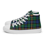 Plaid Tartan Men High Top Sneakers Clan Allison Plaid Converse High Tops Sneakers, Converse Christmas Sneakers