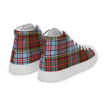 Plaid Tartan Men High Top Sneakers Clan Anderson Ancient Plaid Converse High Tops Sneakers, Converse Christmas Sneakers