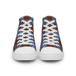 Plaid Tartan Men High Top Sneakers Clan Anderson Modern Plaid Converse High Tops Sneakers, Converse Christmas Sneakers