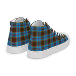 Plaid Tartan Men High Top Sneakers Clan Anderson Plaid Converse High Tops Sneakers, Converse Christmas Sneakers