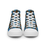 Plaid Tartan Men High Top Sneakers Clan Anderson Plaid Converse High Tops Sneakers, Converse Christmas Sneakers