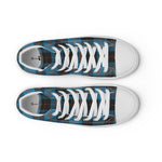 Plaid Tartan Men High Top Sneakers Clan Anderson Plaid Converse High Tops Sneakers, Converse Christmas Sneakers