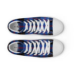 Plaid Tartan Men High Top Sneakers Clan Angus Modern Plaid Converse High Tops Sneakers, Converse Christmas Sneakers