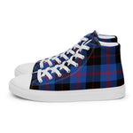 Plaid Tartan Men High Top Sneakers Clan Angus Modern Plaid Converse High Tops Sneakers, Converse Christmas Sneakers