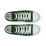 Plaid Tartan Men High Top Sneakers Clan Anstruther Hunting Plaid Converse High Tops Sneakers, Converse Christmas Sneakers