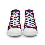 Plaid Tartan Men High Top Sneakers Clan Anstruther Plaid Converse High Tops Sneakers, Converse Christmas Sneakers
