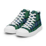 Plaid Tartan Men High Top Sneakers Clan Armstrong Ancient Plaid Converse High Tops Sneakers, Converse Christmas Sneakers