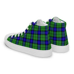 Plaid Tartan Men High Top Sneakers Clan Armstrong Hunting Plaid Converse High Tops Sneakers, Converse Christmas Sneakers