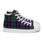 Plaid Tartan Men High Top Sneakers Clan Armstrong Plaid Converse High Tops Sneakers, Converse Christmas Sneakers