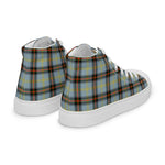 Plaid Tartan Men High Top Sneakers Clan Bell Plaid Converse High Tops Sneakers, Converse Christmas Sneakers