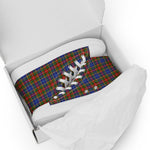 Plaid Tartan Men High Top Sneakers Clan Bethune Plaid Converse High Tops Sneakers, Converse Christmas Sneakers