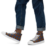 Plaid Tartan Men High Top Sneakers Clan Bethune Plaid Converse High Tops Sneakers, Converse Christmas Sneakers