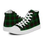 Plaid Tartan Men High Top Sneakers Clan Beveridge Plaid Converse High Tops Sneakers, Converse Christmas Sneakers