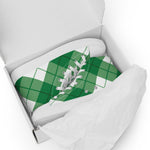 Plaid Tartan Men High Top Sneakers Clan Bias Plaid Converse High Tops Sneakers, Converse Christmas Sneakers