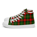 Plaid Tartan Men High Top Sneakers Clan Blackstock Plaid Converse High Tops Sneakers, Converse Christmas Sneakers