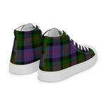 Plaid Tartan Men High Top Sneakers Clan Blair Modern Plaid Converse High Tops Sneakers, Converse Christmas Sneakers