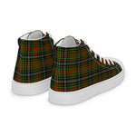 Plaid Tartan Men High Top Sneakers Clan Brisbane Plaid Converse High Tops Sneakers, Converse Christmas Sneakers