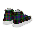 Plaid Tartan Men High Top Sneakers Clan Brodie Hunting Plaid Converse High Tops Sneakers, Converse Christmas Sneakers