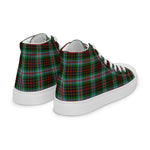 Plaid Tartan Men High Top Sneakers Clan Brodie Modern Plaid Converse High Tops Sneakers, Converse Christmas Sneakers
