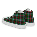 Plaid Tartan Men High Top Sneakers Clan Brodie Modern Plaid Converse High Tops Sneakers, Converse Christmas Sneakers