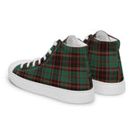 Plaid Tartan Men High Top Sneakers Clan Buchan Ancient Plaid Converse High Tops Sneakers, Converse Christmas Sneakers