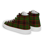 Plaid Tartan Men High Top Sneakers Clan Buchan Plaid Converse High Tops Sneakers, Converse Christmas Sneakers