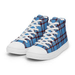 Plaid Tartan Men High Top Sneakers Clan Elliot Ancient Plaid Converse High Tops Sneakers, Converse Christmas Sneakers