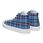 Plaid Tartan Men High Top Sneakers Clan Elliot Ancient Plaid Converse High Tops Sneakers, Converse Christmas Sneakers