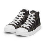 Plaid Tartan Men High Top Sneakers Clan Eternity Plaid Converse High Tops Sneakers, Converse Christmas Sneakers