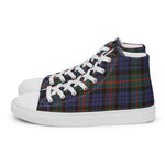 Plaid Tartan Men High Top Sneakers Clan Fletcher Of Dunans Plaid Converse High Tops Sneakers, Converse Christmas Sneakers