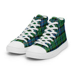 Plaid Tartan Men High Top Sneakers Clan Forsyth Ancient Plaid Converse High Tops Sneakers, Converse Christmas Sneakers