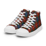 Plaid Tartan Men High Top Sneakers Clan Fraser Ancient Plaid Converse High Tops Sneakers, Converse Christmas Sneakers