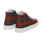 Plaid Tartan Men High Top Sneakers Clan Fraser Ancient Plaid Converse High Tops Sneakers, Converse Christmas Sneakers