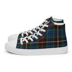 Plaid Tartan Men High Top Sneakers Clan Fraser Hunting Ancient Plaid Converse High Tops Sneakers, Converse Christmas Sneakers