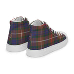 Plaid Tartan Men High Top Sneakers Clan Fraser Hunting Modern Plaid Converse High Tops Sneakers, Converse Christmas Sneakers