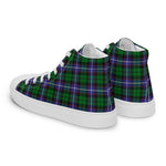 Plaid Tartan Men High Top Sneakers Clan Galbraith Plaid Converse High Tops Sneakers, Converse Christmas Sneakers