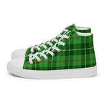 Plaid Tartan Men High Top Sneakers Clan Galloway District Plaid Converse High Tops Sneakers, Converse Christmas Sneakers