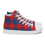 Plaid Tartan Men High Top Sneakers Clan Galloway Plaid Converse High Tops Sneakers, Converse Christmas Sneakers