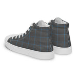 Plaid Tartan Men High Top Sneakers Clan Gladstone Hunting Plaid Converse High Tops Sneakers, Converse Christmas Sneakers