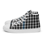 Plaid Tartan Men High Top Sneakers Clan Gladstone Plaid Converse High Tops Sneakers, Converse Christmas Sneakers