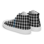 Plaid Tartan Men High Top Sneakers Clan Gladstone Plaid Converse High Tops Sneakers, Converse Christmas Sneakers