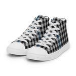 Plaid Tartan Men High Top Sneakers Clan Gladstone Plaid Converse High Tops Sneakers, Converse Christmas Sneakers